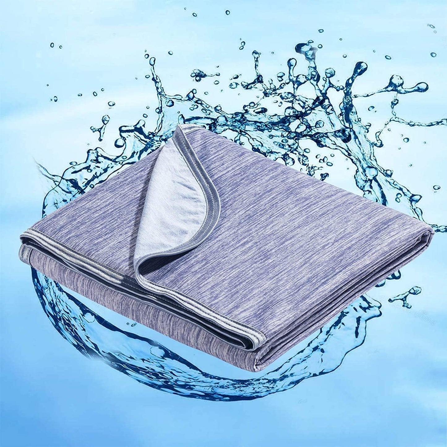 Cooling Blanket for Hot Sleepers King Size, Q-Max>0.5 Arc-Chill Cooling Blanket with Double-Sided Design, Japanese Cooling Fiber Absorbs Body Heat, Soft Cold Blankets for Sleeping Summer