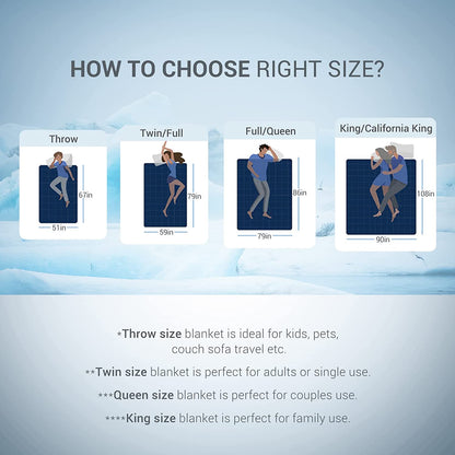 Cooling Blanket for Hot Sleepers King Size, Q-Max>0.5 Arc-Chill Cooling Blanket with Double-Sided Design, Japanese Cooling Fiber Absorbs Body Heat, Soft Cold Blankets for Sleeping Summer